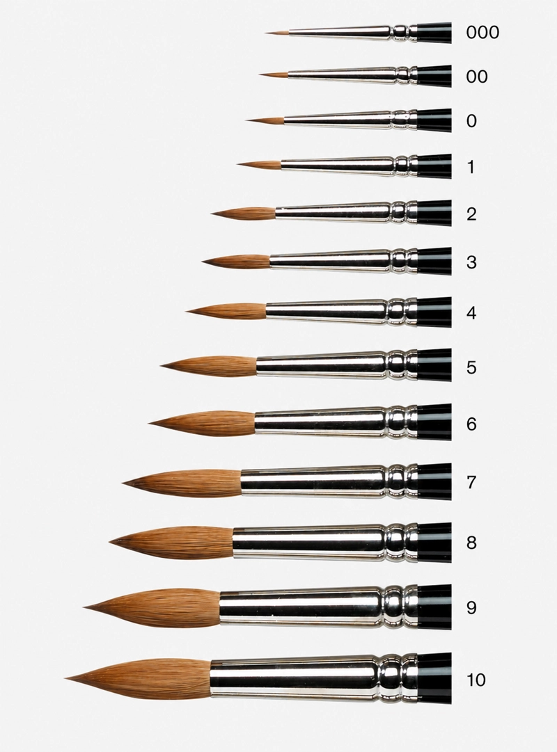 PINCEL WINSOR & NEWTON SERIE 7 MARTA KOLINSKY SABLE N°3 - 2