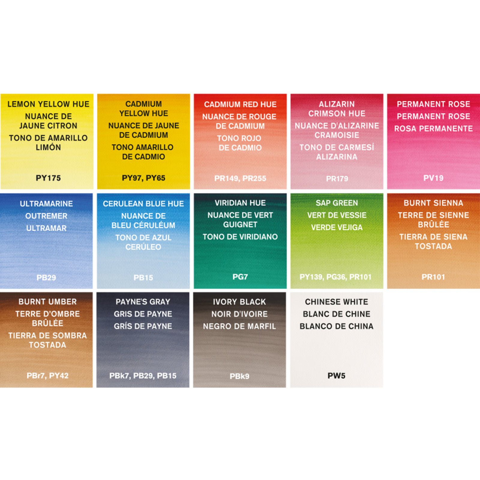 SET WINSOR & NEWTON DE ACUARELAS COTMAN 14 MEDIAS PASTILLAS - 4