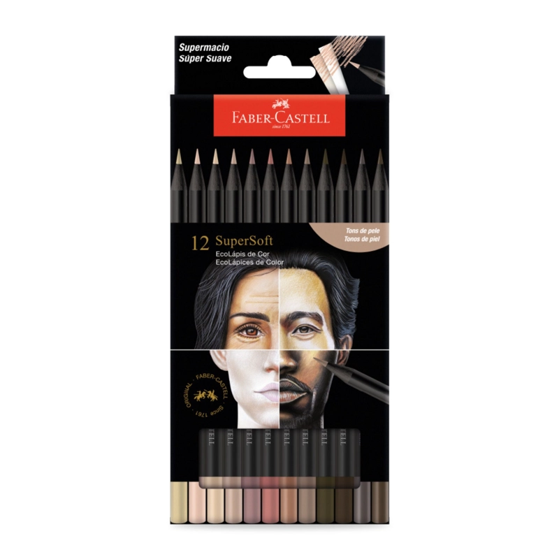 ECOLAPICES SUPERSOFT X 12 COLORES PIEL - 1