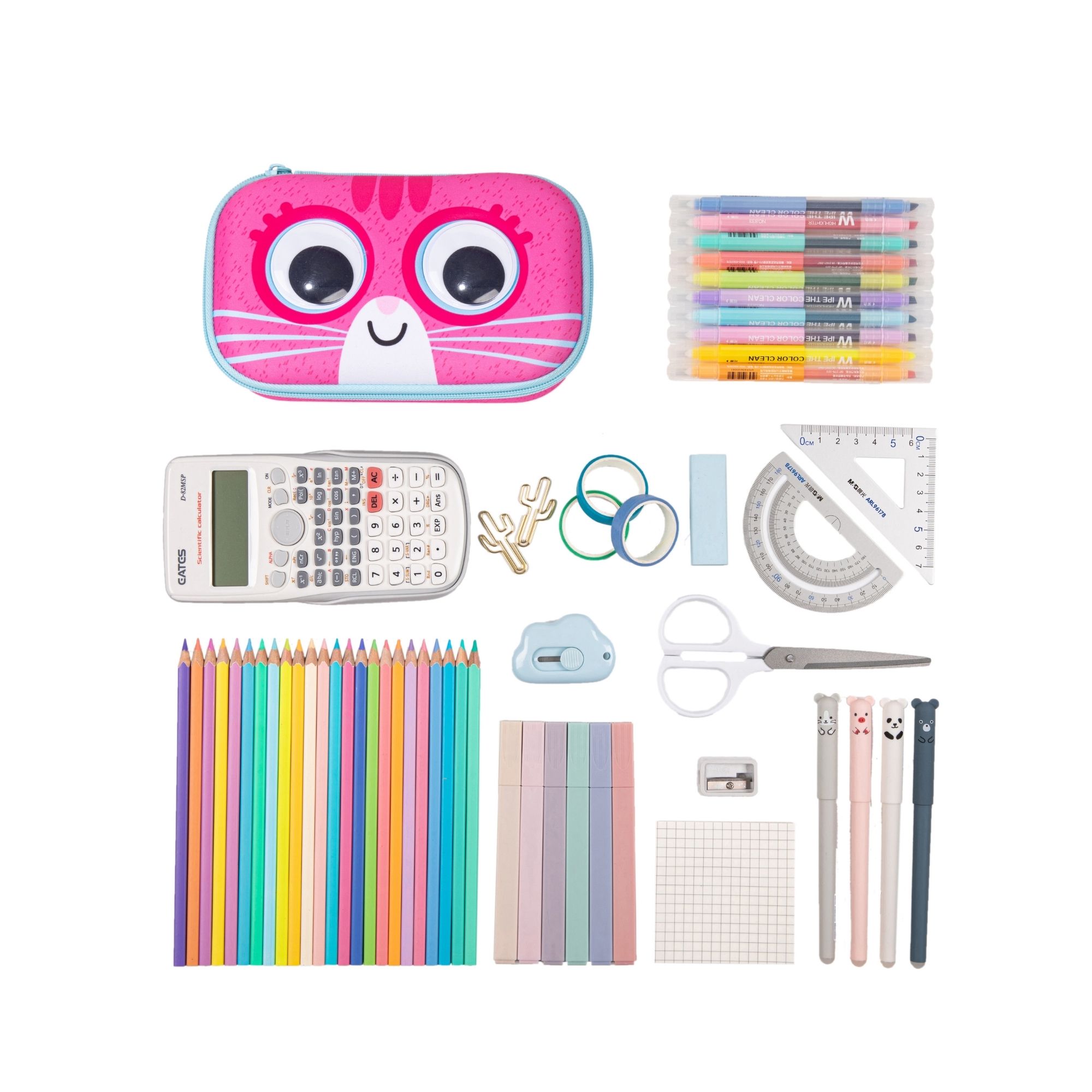 ESTUCHE  RIGIDO GOOGLY EYED KITTY - 7