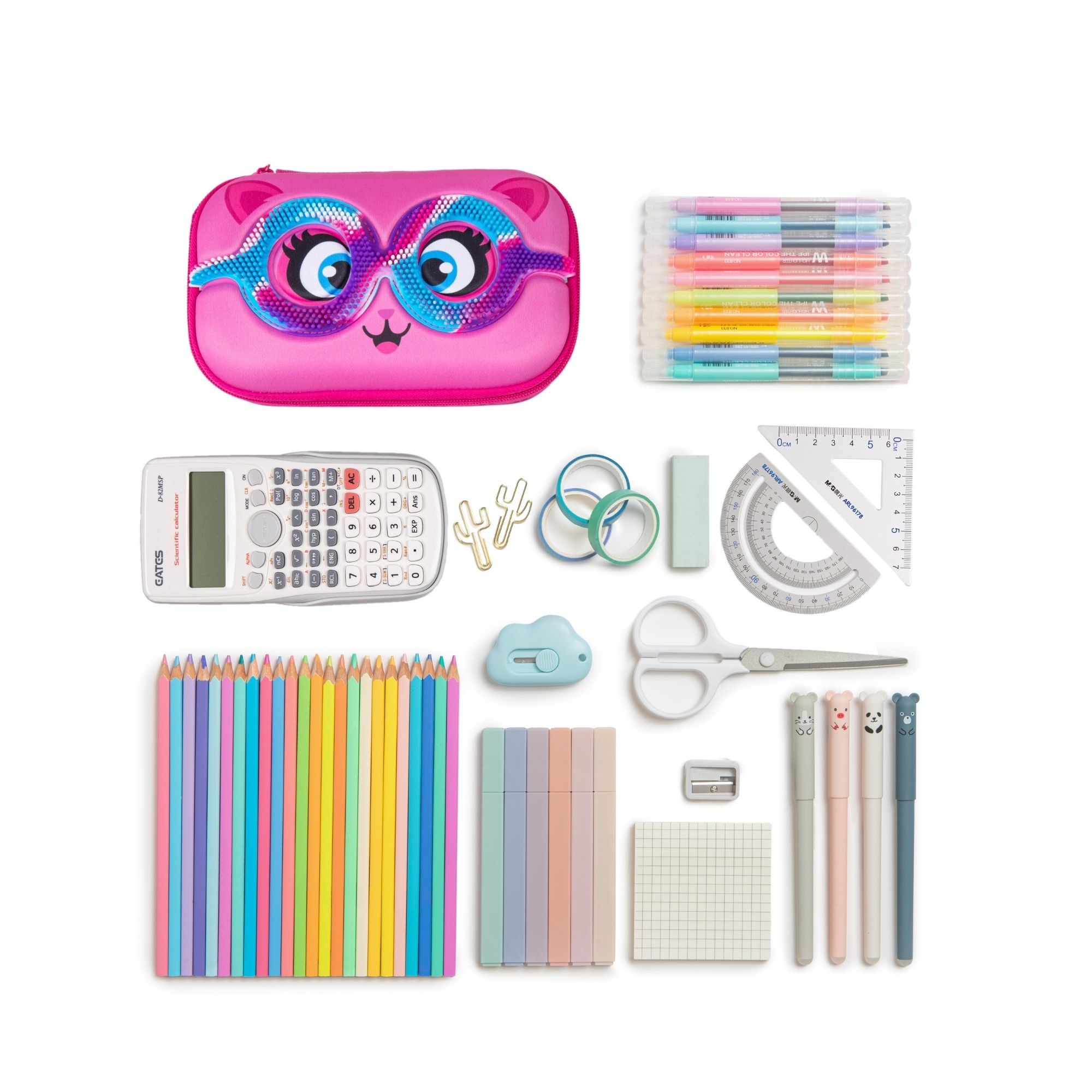 ESTUCHE RIGIDO SENSORY PINK KITTY - 6