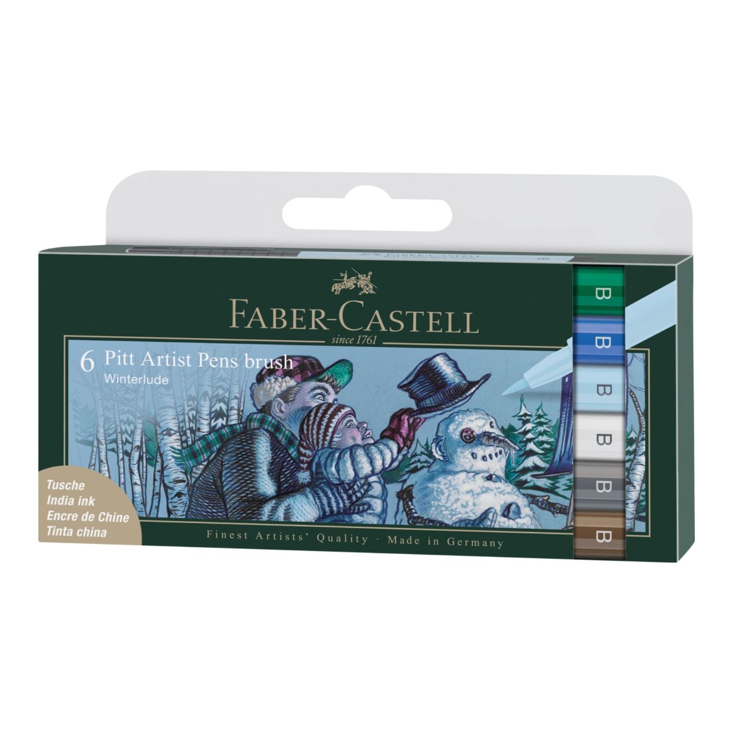 ROTULADORES FABER-CASTELL PITT ARTIST X6 UDS. WINTERLUDE - 2