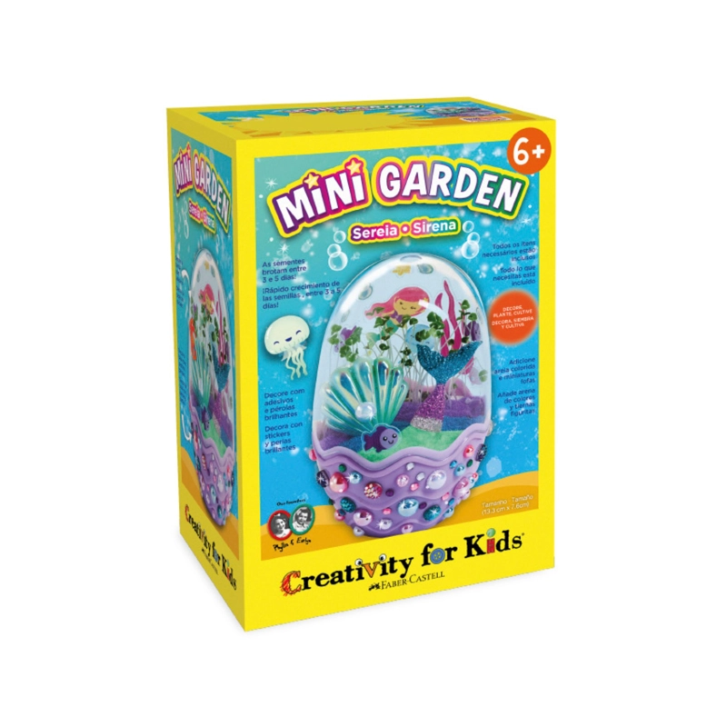 CREATIVITY FOR KIDS: MINI GARDEN - SIRENA KIT TERRARIO - 1