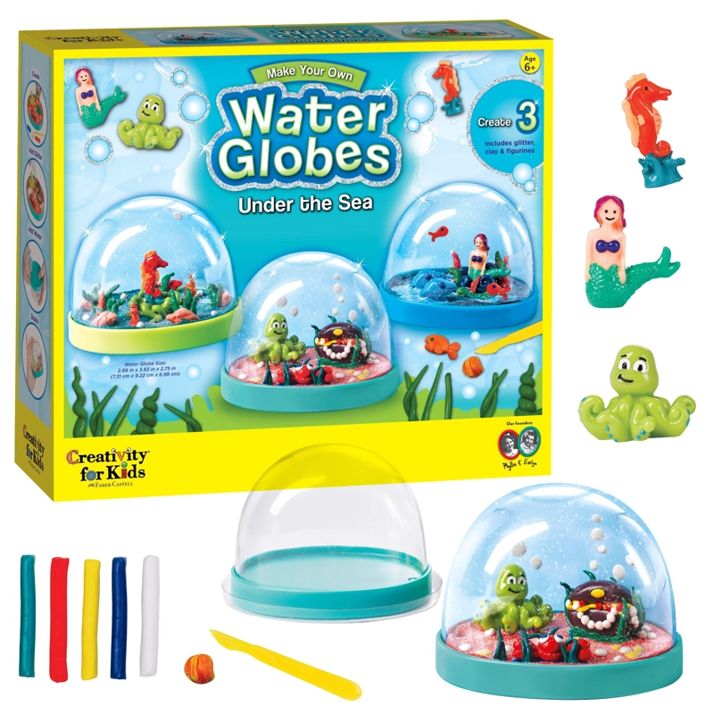 CREATIVITY FOR KIDS: GLOBOS DE NIEVE - BAJO EL MAR - 1