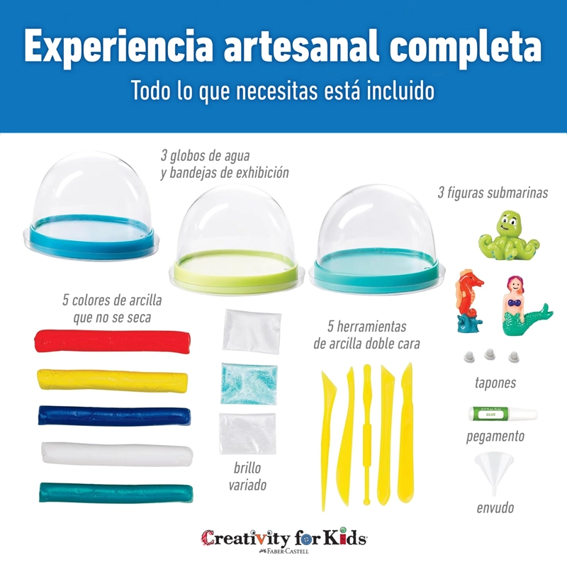 CREATIVITY FOR KIDS: GLOBOS DE NIEVE - BAJO EL MAR - 3