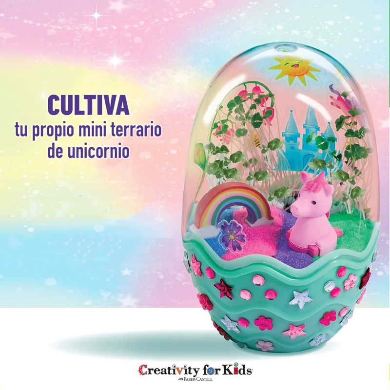 CREATIVITY FOR KIDS: MINI GARDEN - UNICORNIO KIT TERRARIO - 2