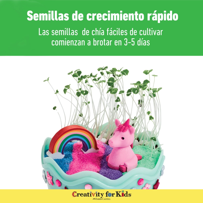 CREATIVITY FOR KIDS: MINI GARDEN - UNICORNIO KIT TERRARIO - 5
