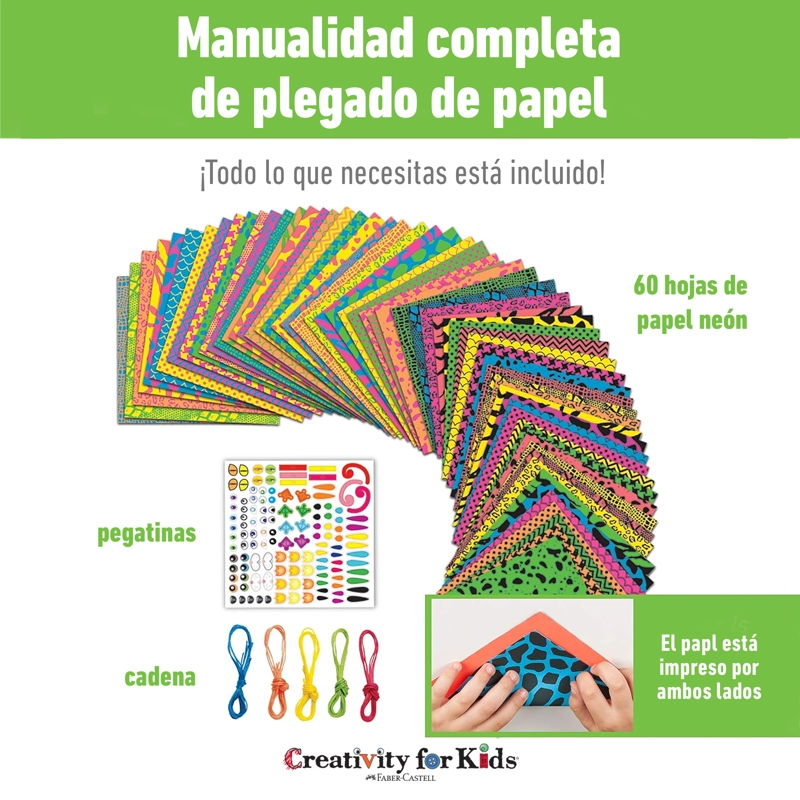 CREATIVITY FOR KIDS: ORIGAMI KIT DE PAPEL PLEGABLE - 2