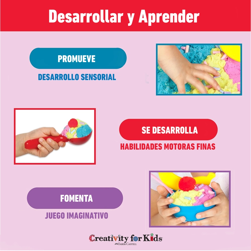 CREATIVITY FOR KIDS: CAJA SENSORIAL - TIENDA DE HELADOS - 2