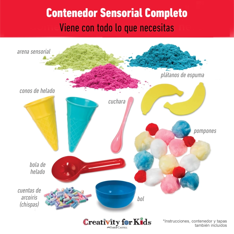 CREATIVITY FOR KIDS: CAJA SENSORIAL - TIENDA DE HELADOS - 3