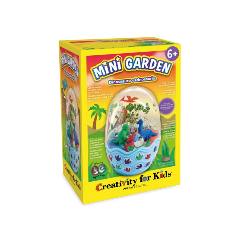 CREATIVITY FOR KIDS: MINI GARDEN - DINOSAURIO KIT TERRARIO - 1