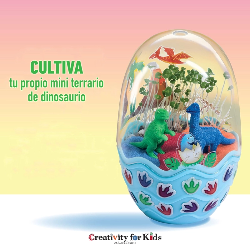 CREATIVITY FOR KIDS: MINI GARDEN - DINOSAURIO KIT TERRARIO - 2