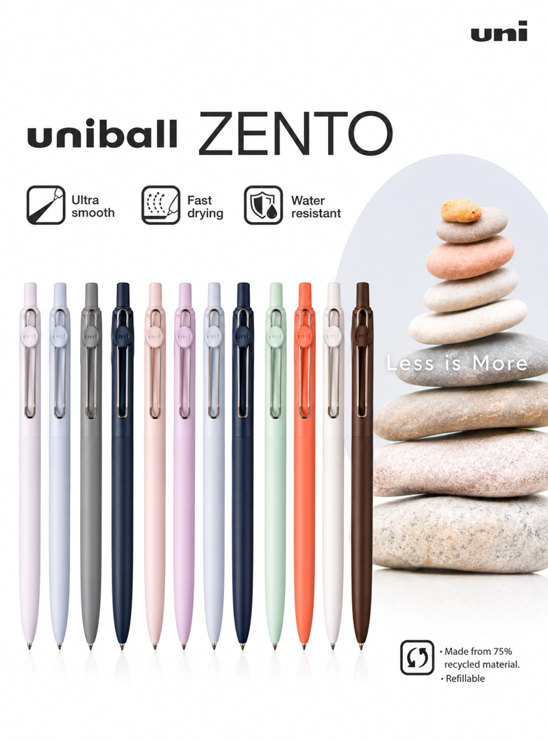 BOLIGRAFO UNI ZENTO UBN-ZSC-07  FOG - 2