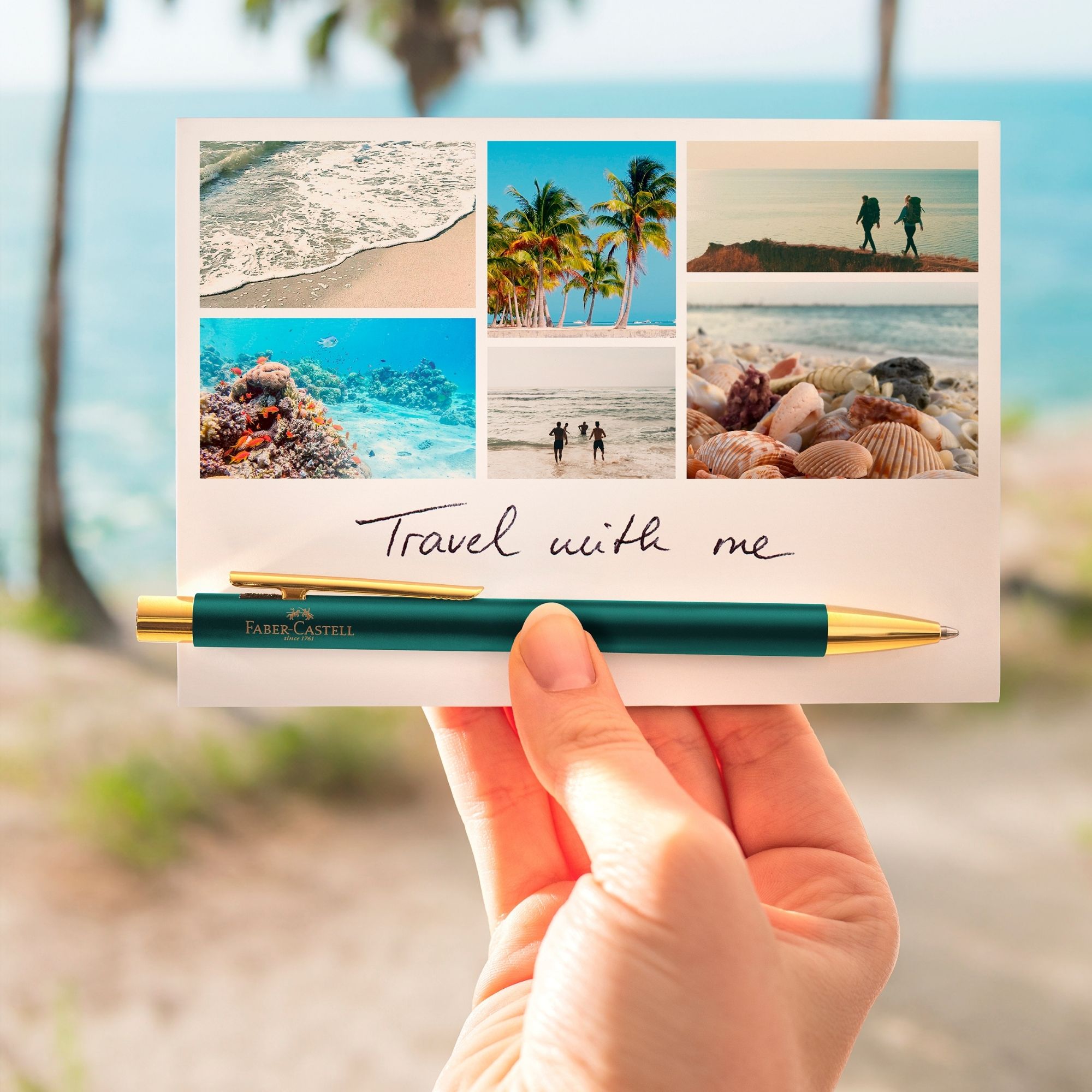 BOLIGRAFO NEO SLIM GOLD RAINFOREST FABER-CASTELL - 2