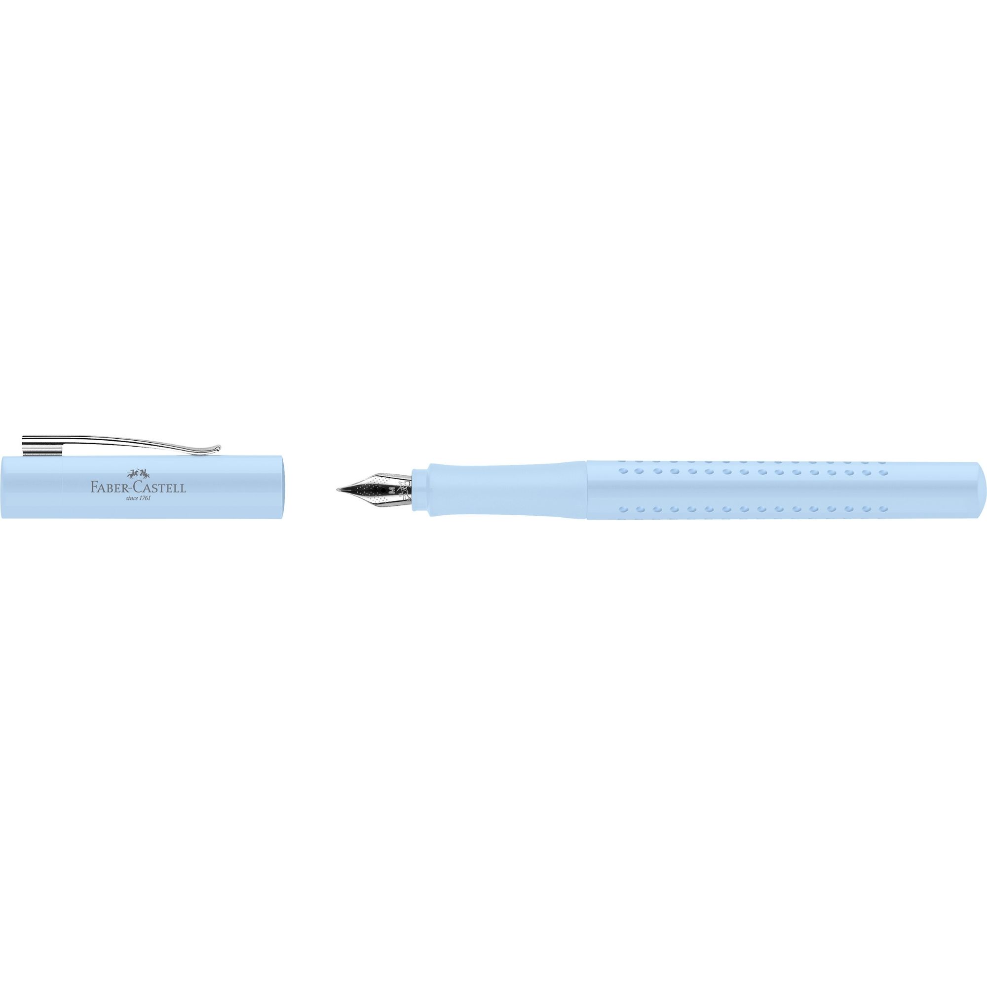 PLUMA ESTILOGRAFICA M GRIP 2010 SKY BLUE FABER-CASTELL - 3