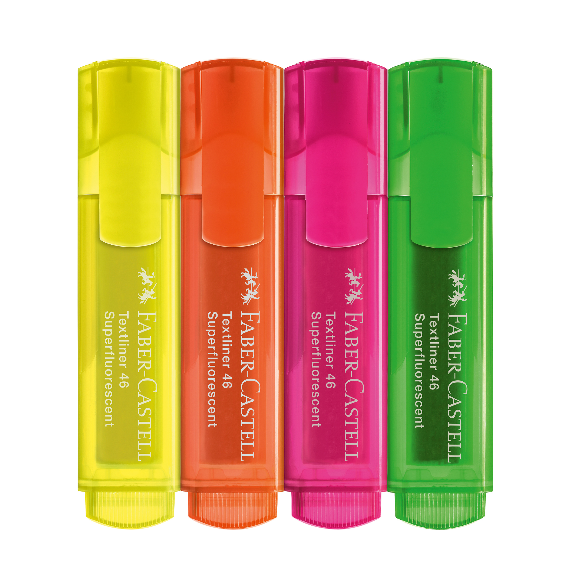 MARCADORES DESTACADORES FABER-CASTELL ESTUCHE CARTON 4 COLOR - 2