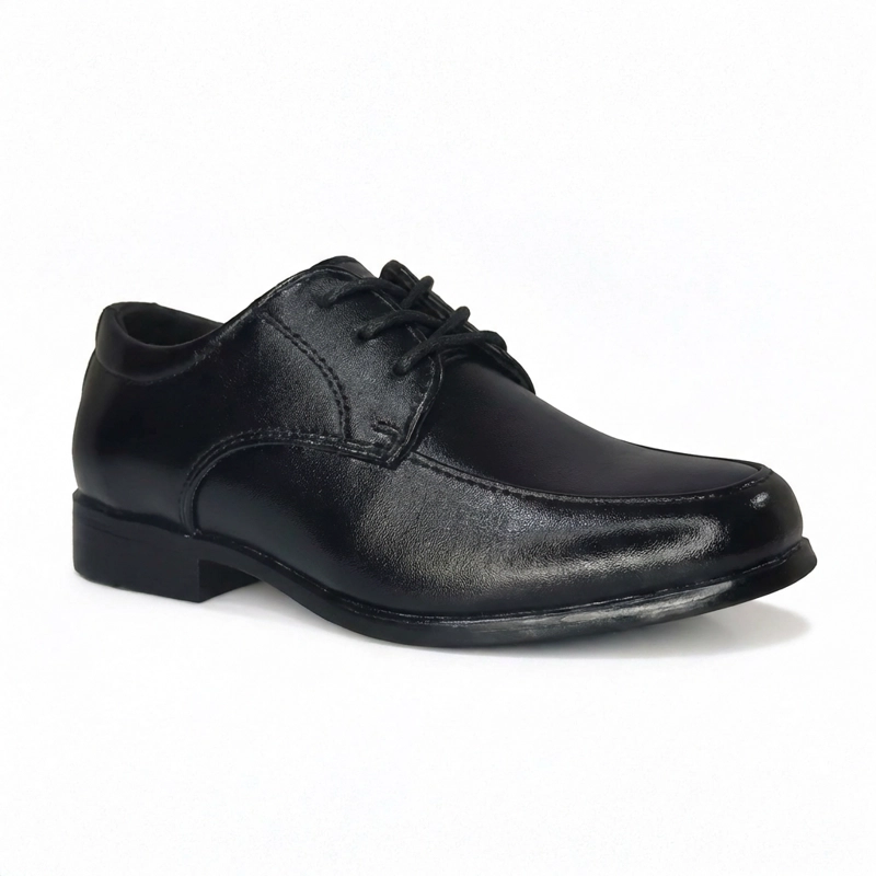 ZAPATO ESCOLAR NEGRO NIÑO CON CORDON 3220 TALLAS  26 A 37 - 2