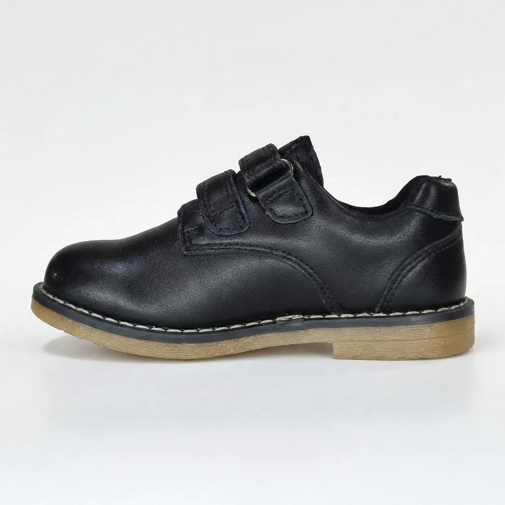 ZAPATO ESCOLAR CUERO ARMONIA 7056 NEGRO - 1