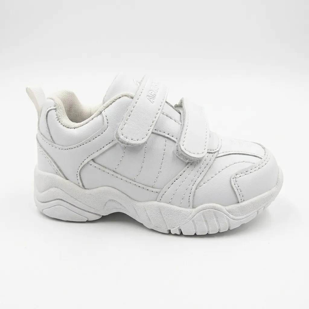 ZAPATILLA ESCOLAR BLANCA ARMONIA 7060 VELCRO - 1