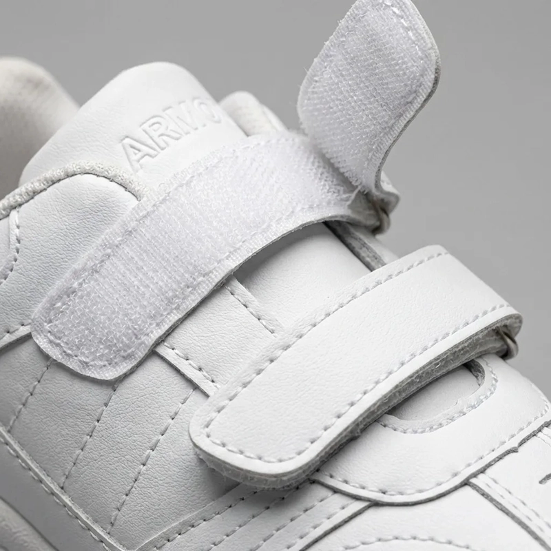 ZAPATILLA ESCOLAR BLANCA ARMONIA 7060 VELCRO - 3