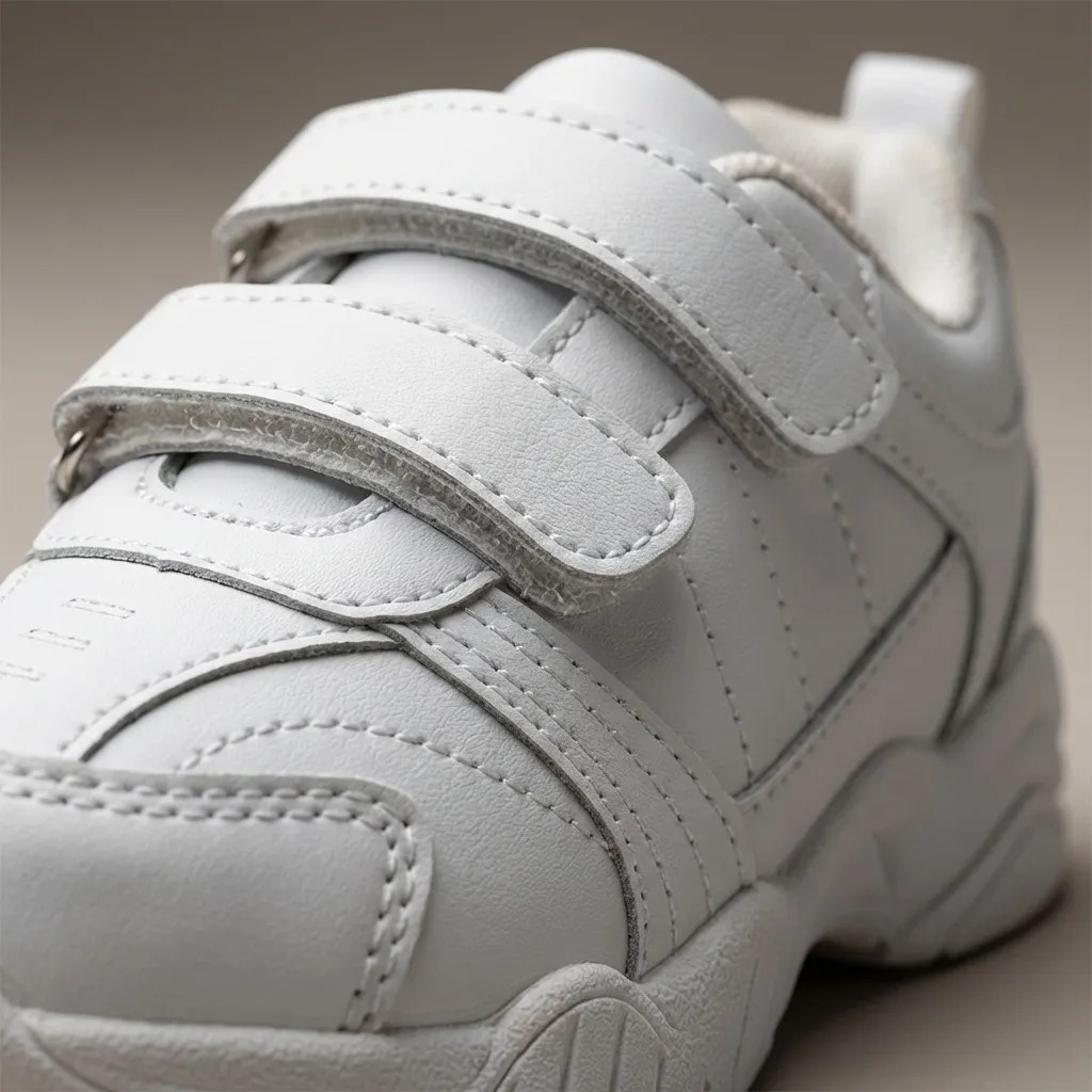 ZAPATILLA ESCOLAR BLANCA ARMONIA 7060 VELCRO - 6