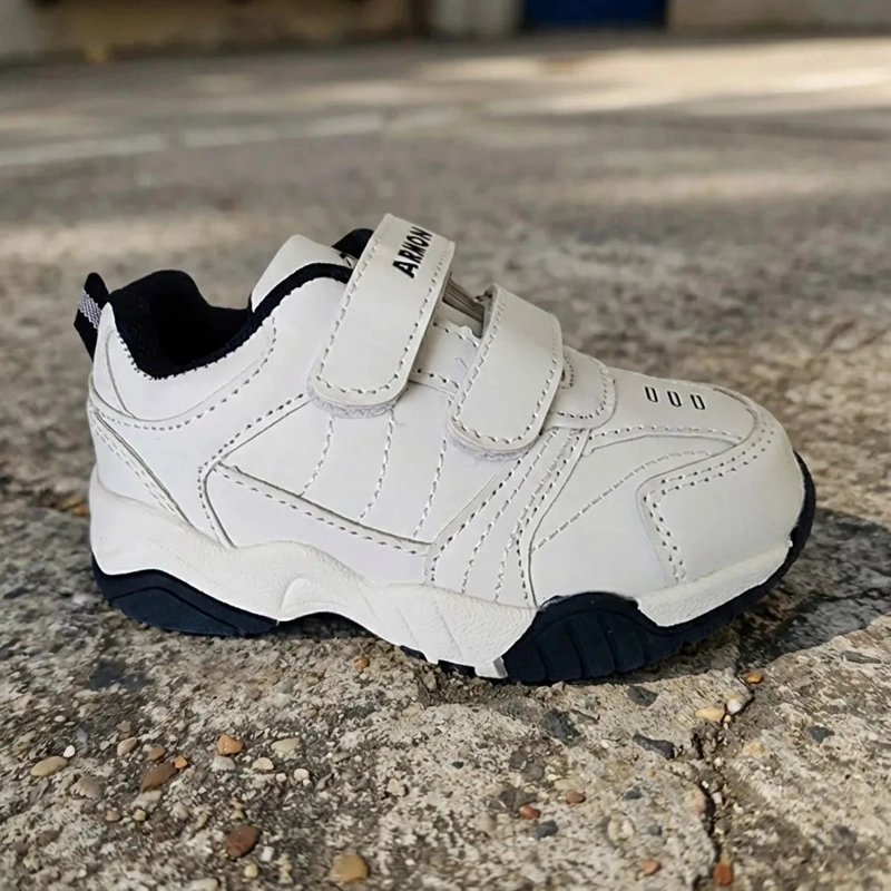 ZAPATILLA ESCOLAR BLANCO AZUL ARMONIA 7061 - 2