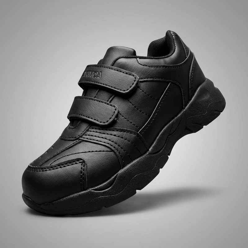 ZAPATILLA ESCOLAR NEGRA ARMONIA 7059 VELCRO - 4