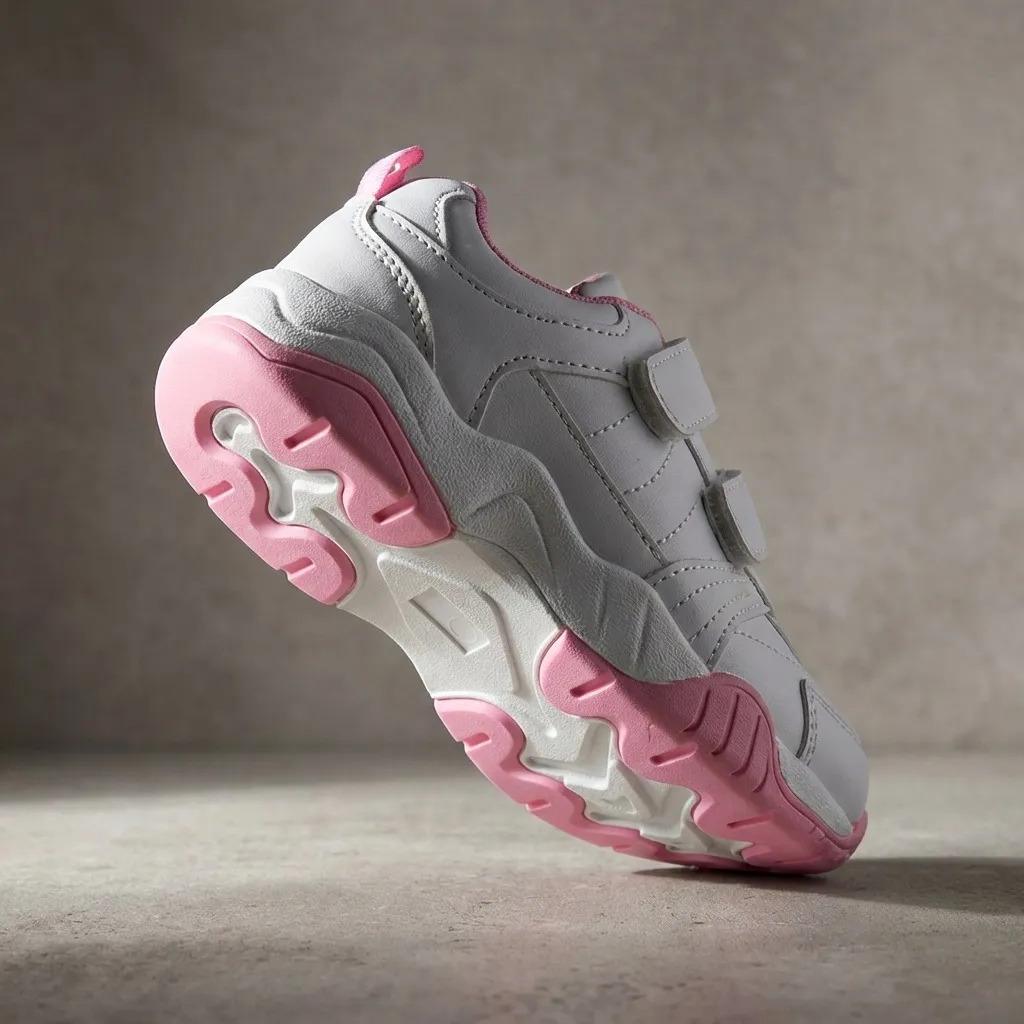 ZAPATILLA ESCOLAR BLANCO ROSA ARMONIA 7062 - 4