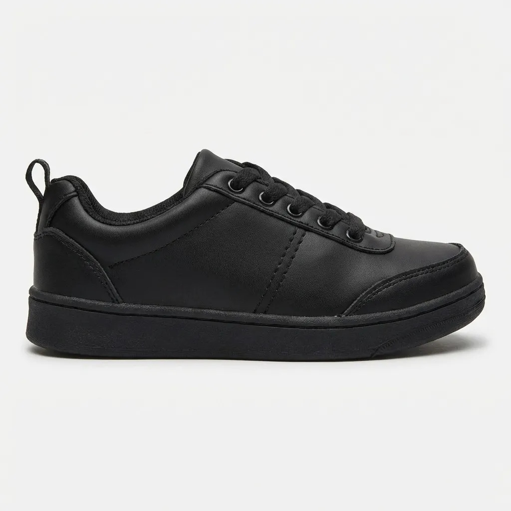 ZAPATILLAS ESCOLAR CUERO ARMONIA 7501 NEGRO TALLAS - 1