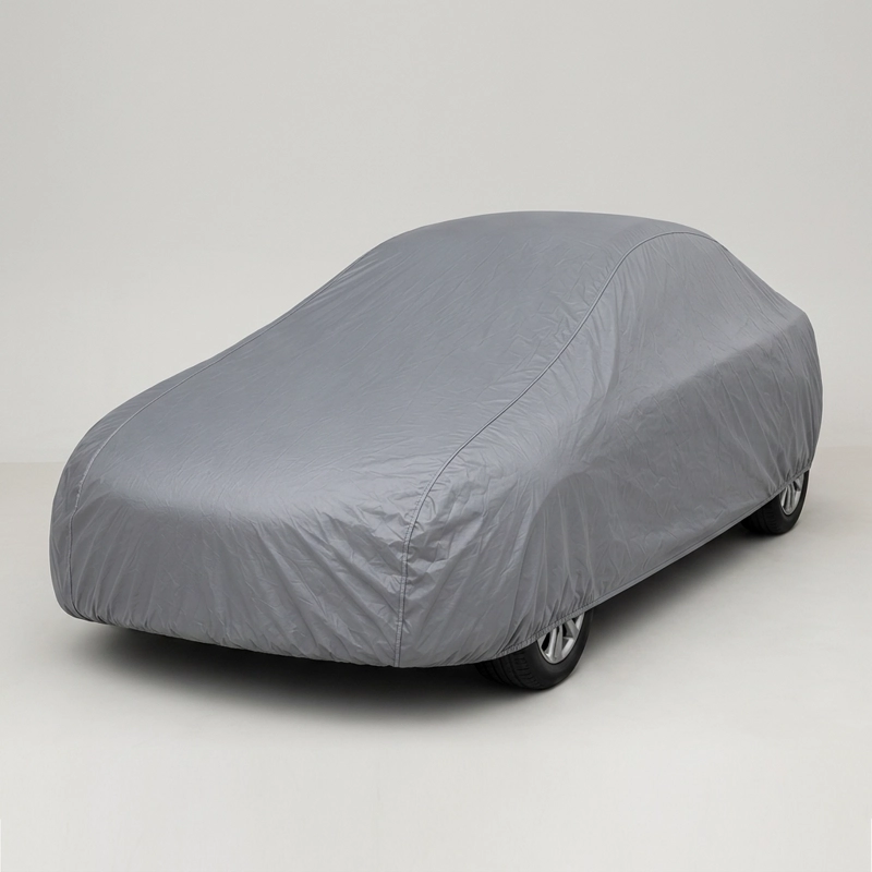 FUNDA CUBRE AUTO GRIS PLOMO PROTECTORA -CRONOS VEHICULO - 8