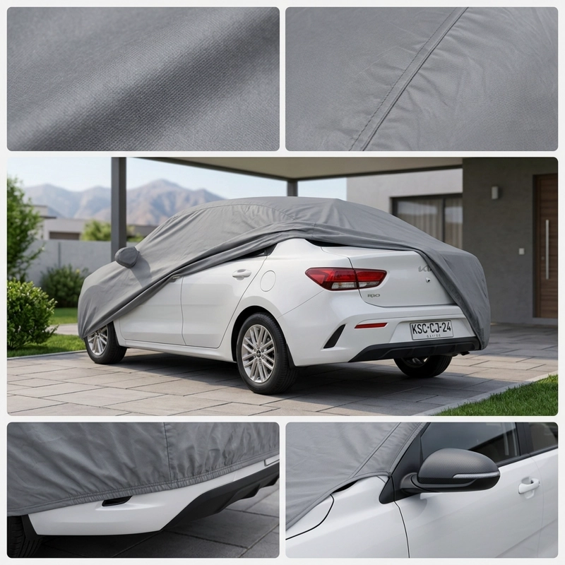 FUNDA CUBRE AUTO PLOMO PROTECTORA - KIA 4 - 5
