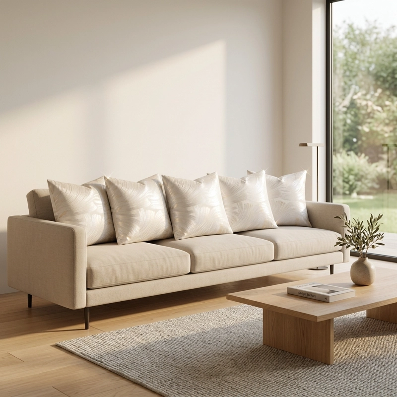 FUNDAS DE COJIN BLANCAS SATINADAS PACK 5 691 - 3