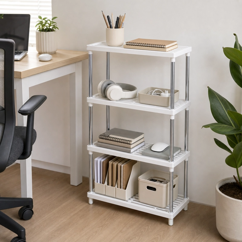 ORGANIZADOR MULTIFUNCIONAL DE OFICINA 4 NIVELES PLASTICO METAL 171 - 1