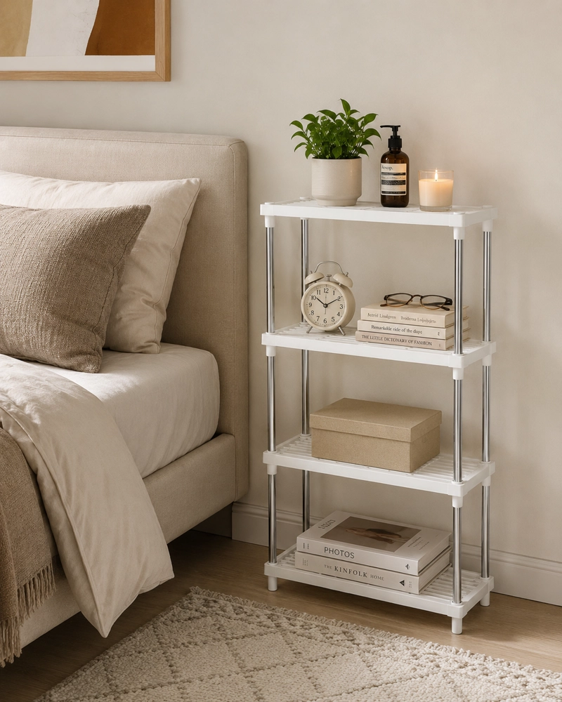 REPISA OGANIZADORA DORMITORIO  4 NIVELES PLASTICO METAL 171 - 1