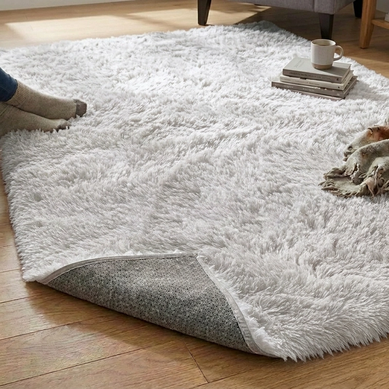 ALFOMBRA ARMONIA PELO MEDIO BLANCO 150X200 CM DECORATIVA LIVING 026 - 3