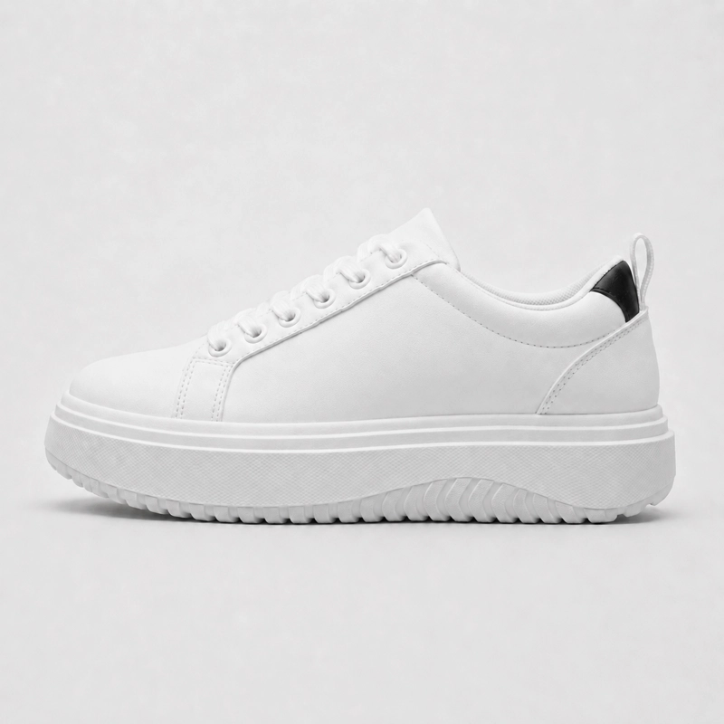 ZAPATILLAS URBANAS BLANCAS MUJER ESTILO - 6