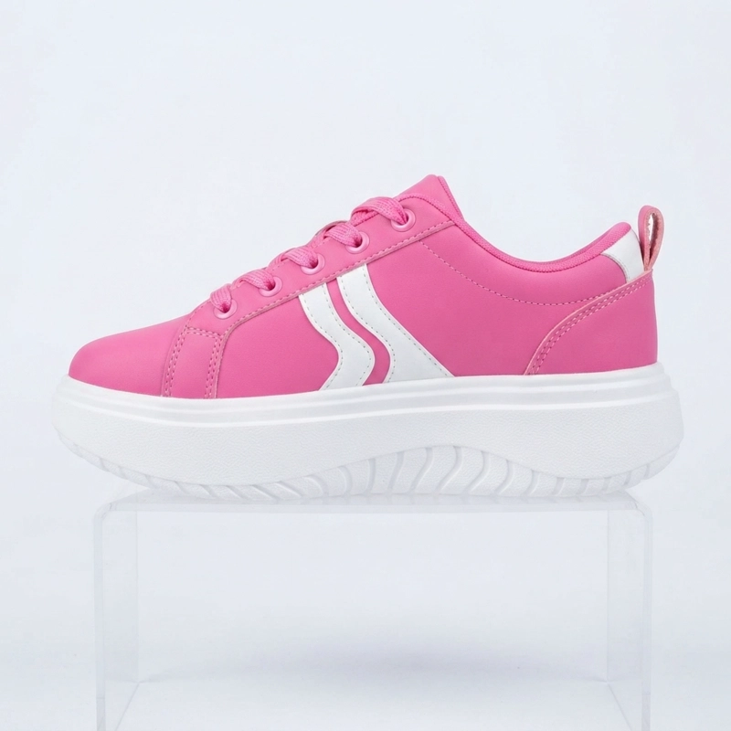 ZAPATILLAS ROSA DE MUJER ESTILO URBANO - 6