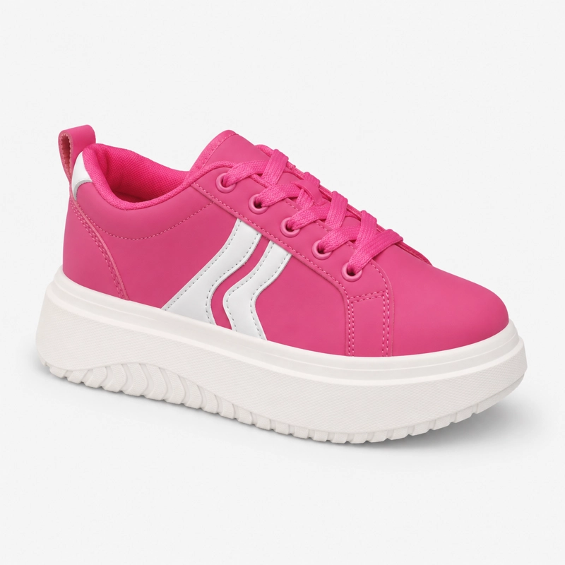 ZAPATILLAS ROSA DE MUJER ESTILO URBANO - 8