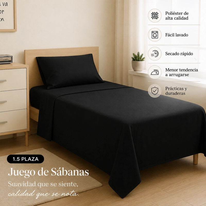 SABANAS 1.5 PLAZA POLIALGODON ALTA CALIDAD 804 - 7