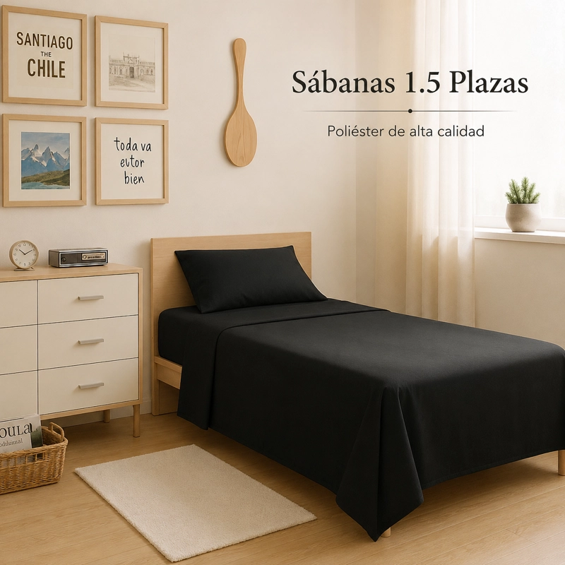SABANAS 1.5 PLAZA POLIALGODON ALTA CALIDAD 804 - 2