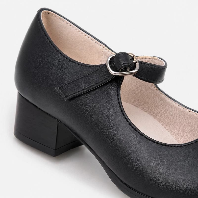 ZAPATOS FOLCLORICOS HUASA NIÑA CON TACO 7290 CALIDAD PREMIUM - 8