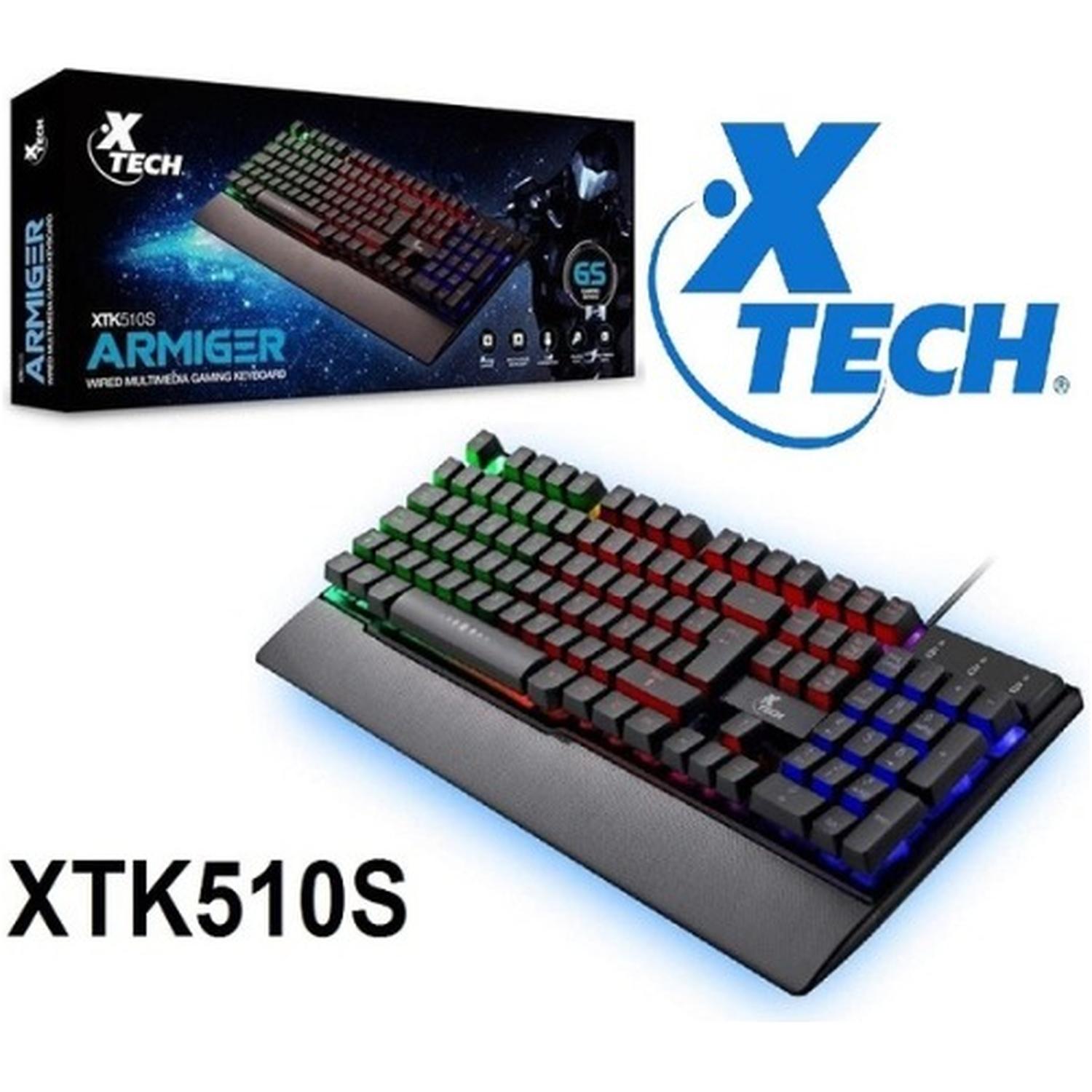 Xtk Main Menu Ripley - TECLADO GAMER XTECH ARMIGER XTK-510S ESPAÑOL CON LUZ LED VTD