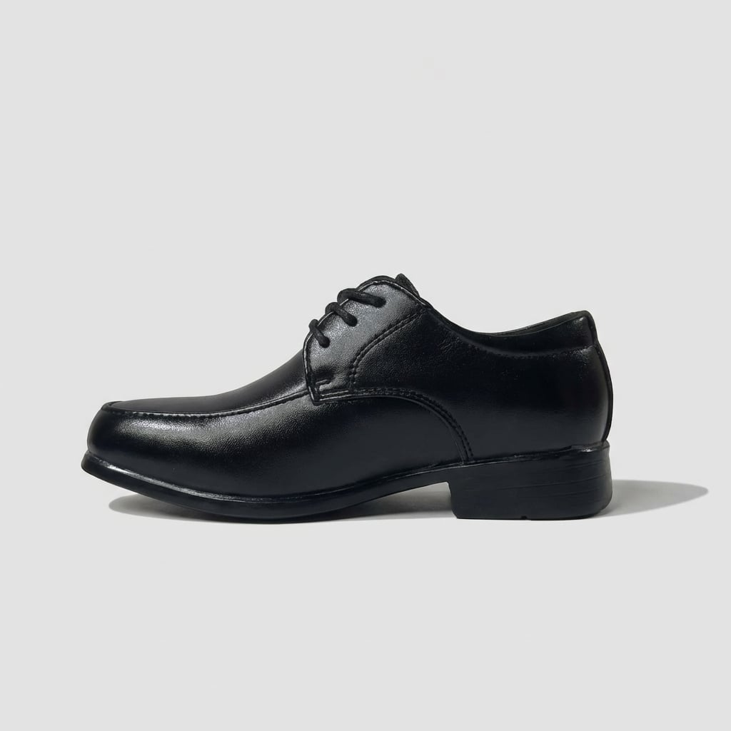 ZAPATO ESCOLAR NEGRO NIÑO CON CORDON 3220 TALLAS  26 A 37 - 7