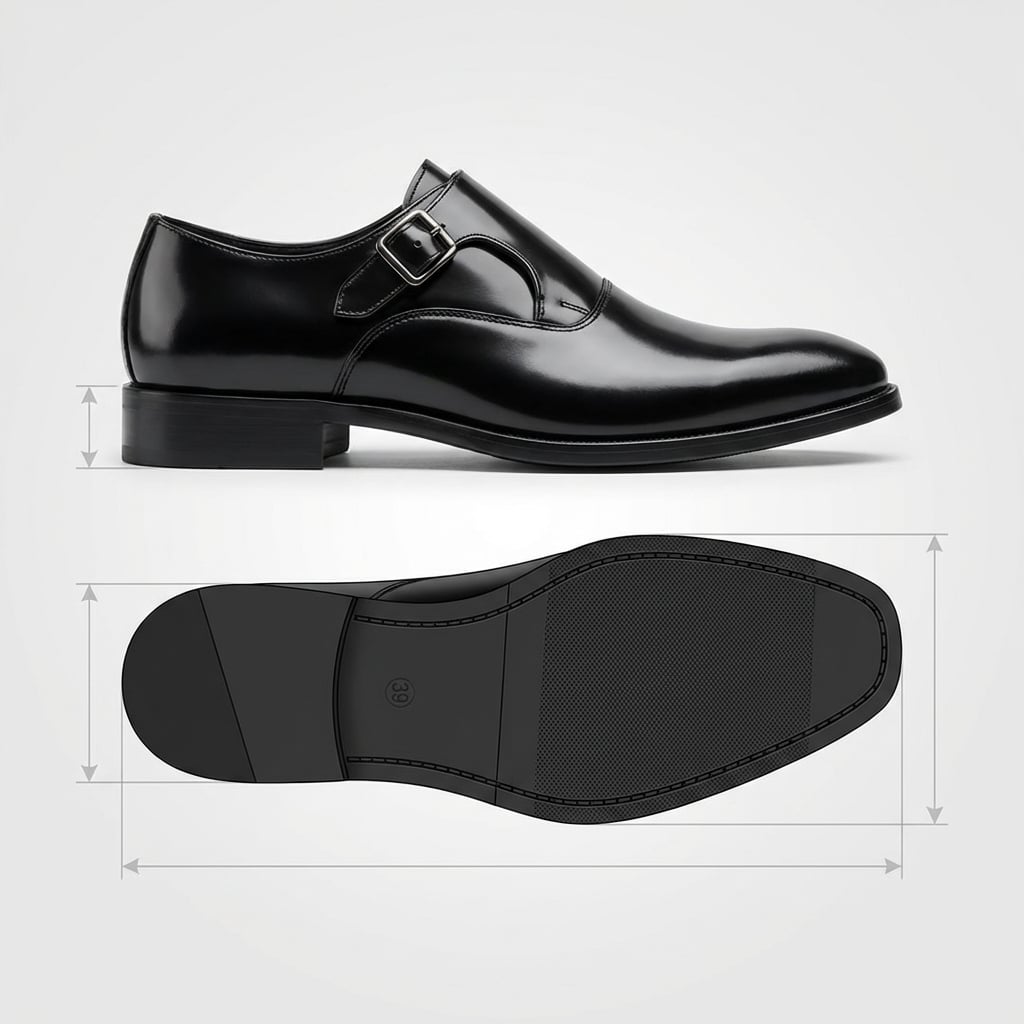 ZAPATO DE VESTIR NEGRO HOMBRE CON HEBILLA 7420 - 7