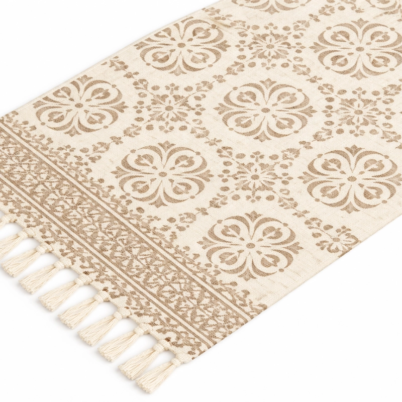 BAJADA DE CAMA 60X90CM LINO CLASICO Y RESISTENTE 736 - 2