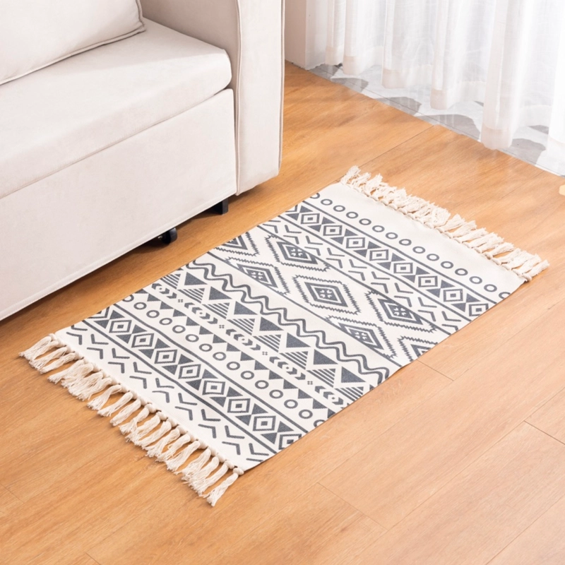 TAPETE LINO RESISTENTE DISEÑO E TNICO 60X90CM 735 - 1
