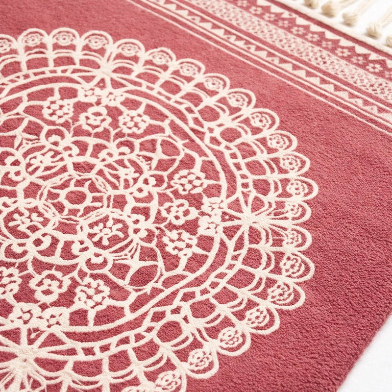 BAJADA DE CAMA LINO DECORATIVA ELEGANTE 60X90CM 740 - 2