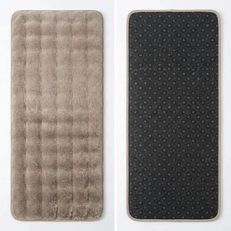 ALFOMBRA PASILLERA PELUDA BAJADA DE CAMA 602 - BEIGE - 3