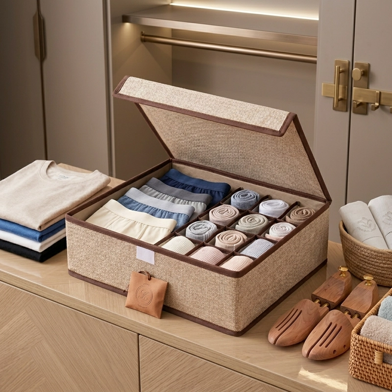 ORGANIZADOR ROPA, CALCETINES Y ACCESORIOS BEIGE 607 ESTILO UNICO - 5