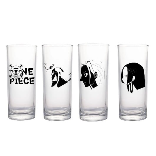 SET VASOS ALTOS ONE PIECE FRANKY ROBIN BOA H. - 1